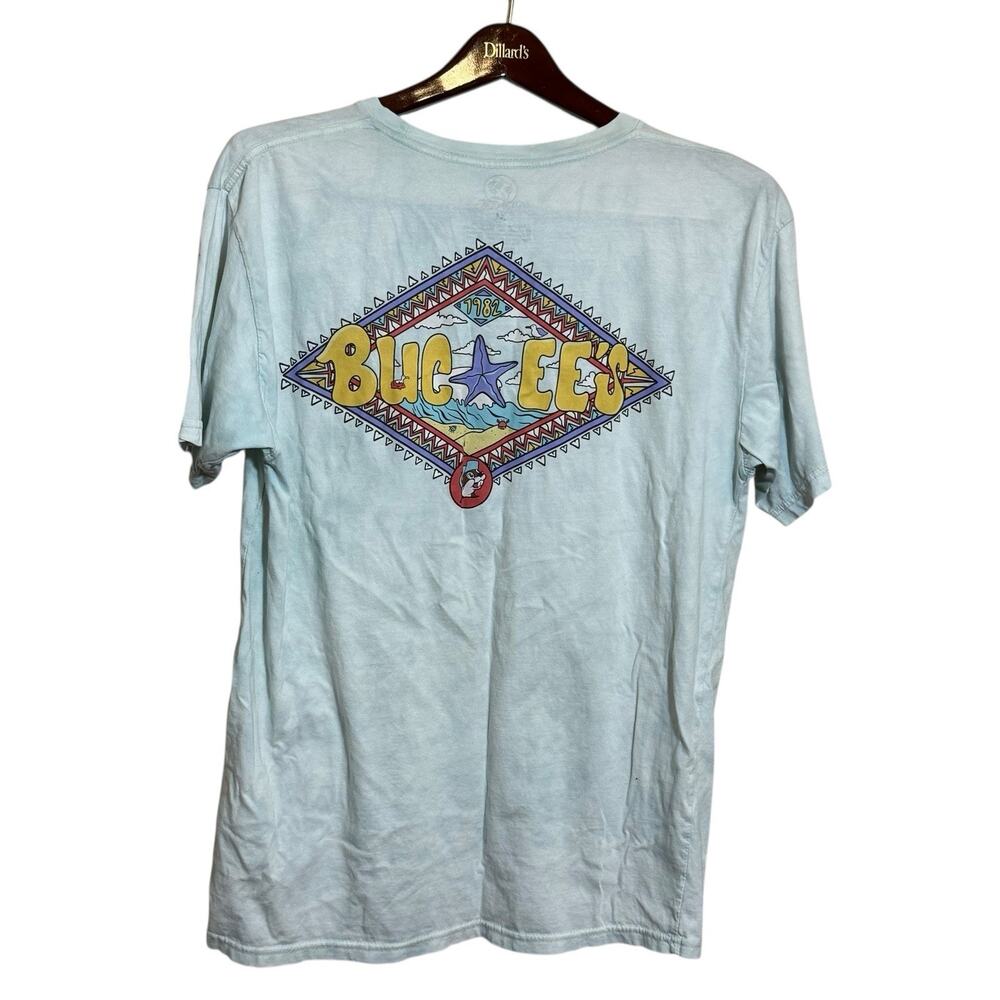Buc-ees Tie Dye 1982 Texas Coastal Tee Shirt Adult XL Graphic T-shirt Outdoors